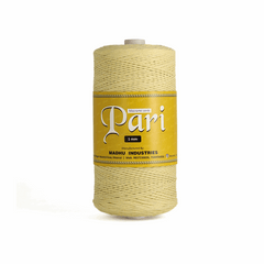 1mm Single Strand | Light Yellow | 750 Metres | 1kg Spool | Cotton |No 09