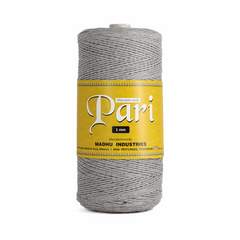 1mm Single Strand | Steel Grey | 750 Metres | 1kg Spool | Cotton | No 24