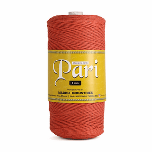 1mm Single Strand | Rust | 750 Metres | 1kg Spool | Cotton | No 28