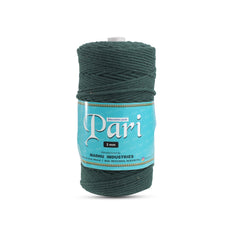 3mm Braided | Forrest Green |200-250 Meters | 1Kg Spool | Cotton | No 10