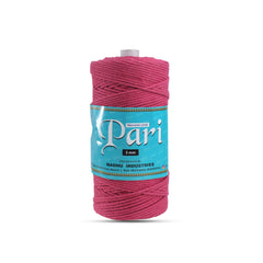 3mm Braided | Hot Pink | 200-250 Metres | 1Kg Spool | Cotton | No 16