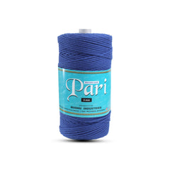 3mm Braided | Sapphire Blue | 200-250 Meters | 1 Kg Spool | Cotton | No 20