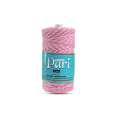 3mm Braided | Bubble Gum Pink | 200-250 Metres | 1Kg Spool | Cotton | No 26