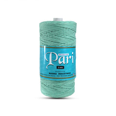 3mm Braided | Mint Green | 200-250 Meters| 1Kg Spool | Cotton | No 35