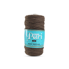 3mm Braided | Coffee Brown | 200-250 Meters | 1Kg Spool | Cotton | No 05