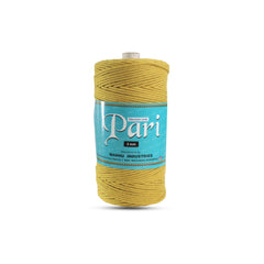 3mm Braided | Mustard | 200-250 Meters | 1Kg Spool | Cotton | No 07