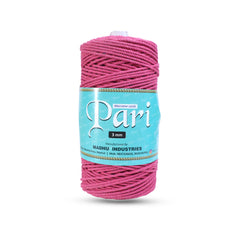 3mm Twisted (3Ply) | Bright Pink | 200 - 250 Metres | 1kg Spool | Cotton | No 33