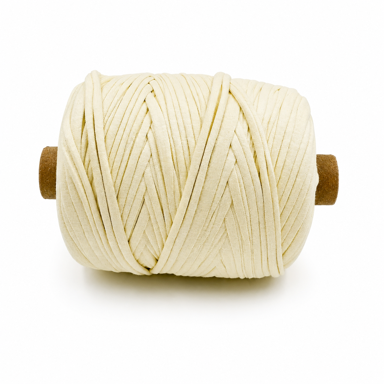 Soft TShirt Yarn Roll | 500grams | Light Yellow Color | Perfect for Macramé, Crochet & DIY Projects