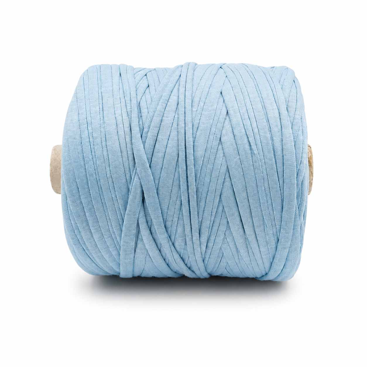 Soft TShirt Yarn Roll | 500grams| Aqua Blue Colour| Perfect for Macramé, Crochet & DIY Projects