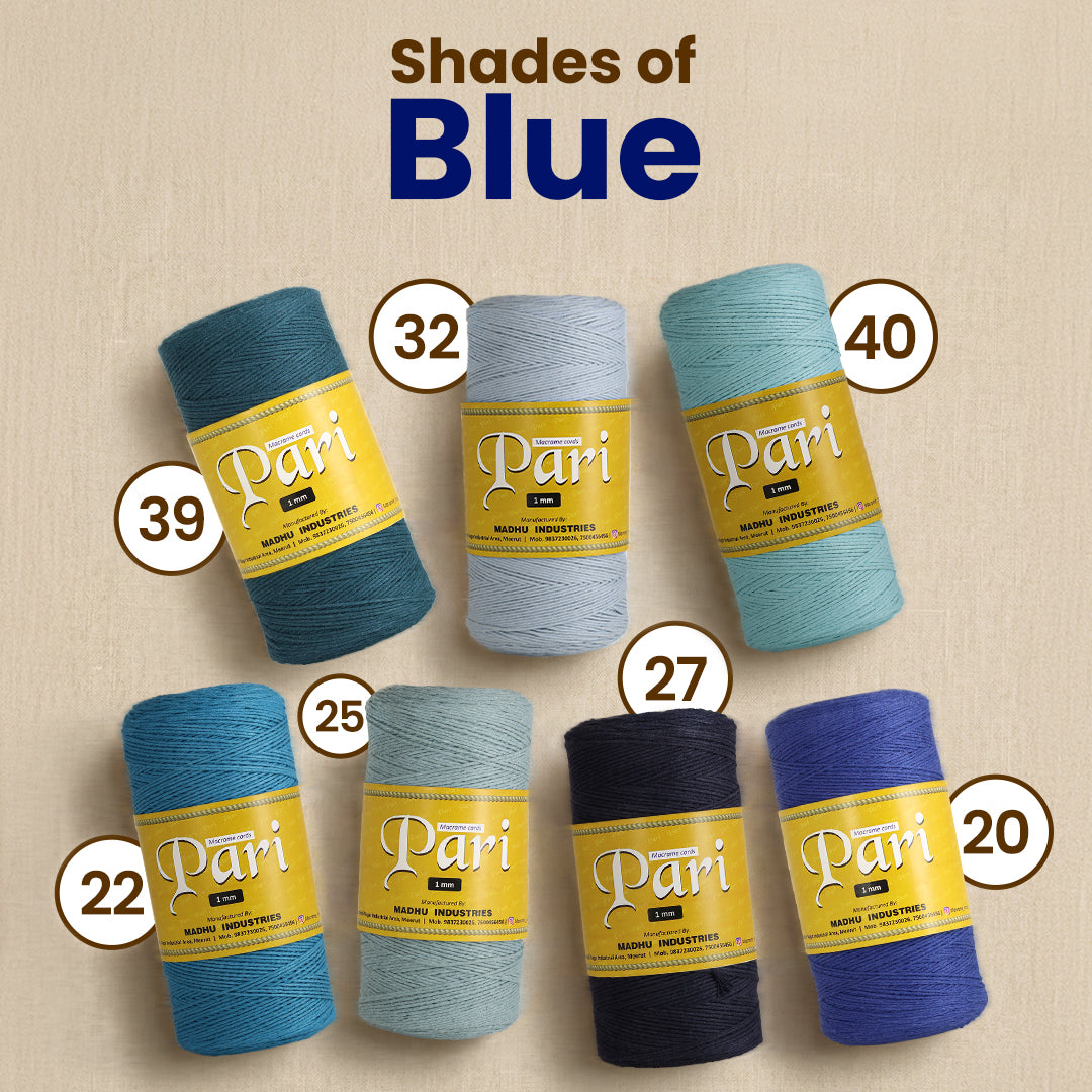 1mm Single Strand | Teal Blue | 750 Metres | 1kg Spool | Cotton | No 39