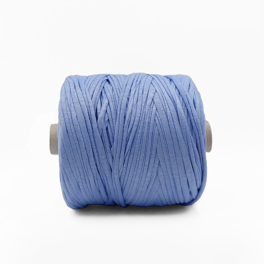 Soft TShirt Yarn Roll | 500grams | Blue Color | Perfect for Macramé, Crochet & DIY Projects