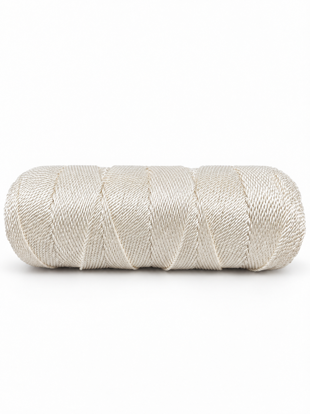 2mm Twisted Polyester |Pearl White | 350 Meters 1Kg Spool