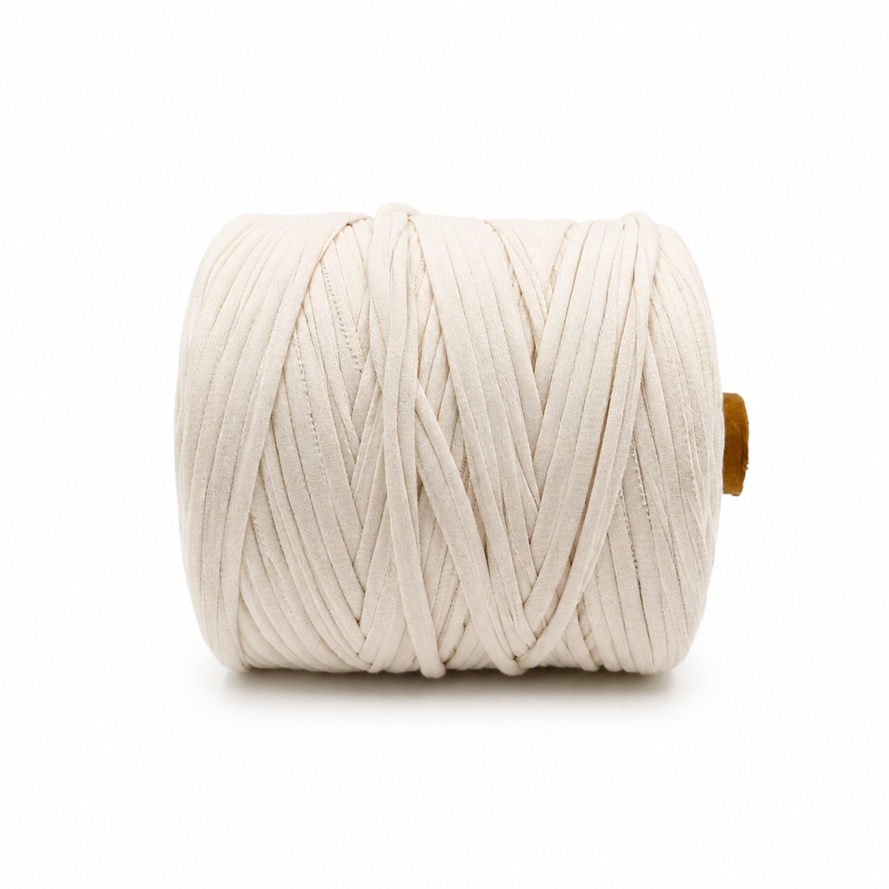 Soft TShirt Yarn Roll | 500grams | Off White Color | Perfect for Macramé, Crochet & DIY Projects