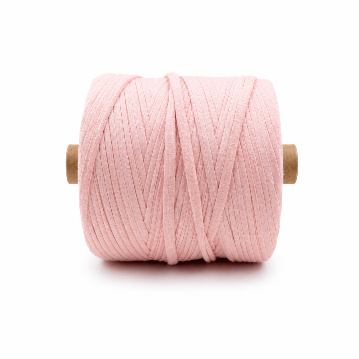 Soft TShirt Yarn Roll | 500grams | Baby pink color | Perfect for Macramé, Crochet & DIY Projects