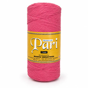 1mm Single Strand | Hot Pink | 750 Metres | 1kg Spool | Cotton |No 16
