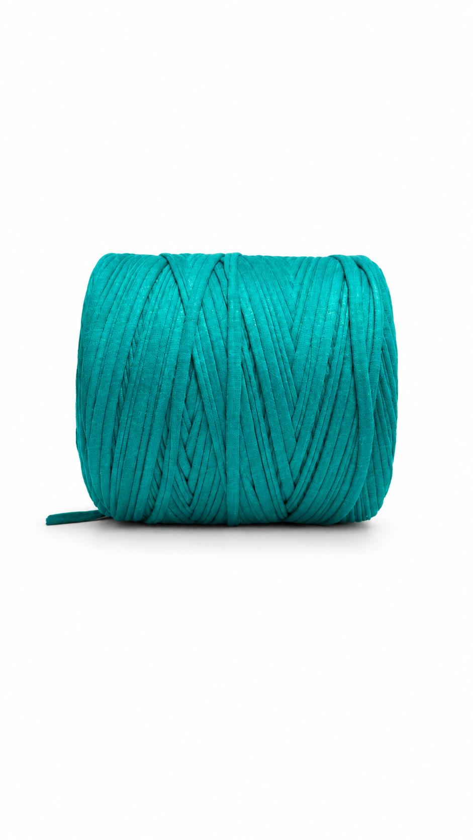 Soft TShirt Yarn Roll |500 grams| Sea Green Color | Perfect for Macrame, Crochet & Diy Projects