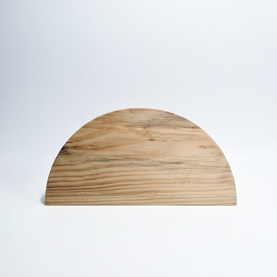 Half Moon Wooden Ring with 5 Hooks (Set of 2)