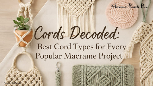 Cords Decoded: Best Cord Types for Every Popular Macrame Project