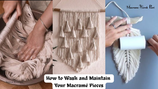 How to Wash and Maintain Your Macramé Pieces