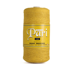 1mm Single Strand | Mustard | 750 Metres | 1kg Spool | Cotton |No 07