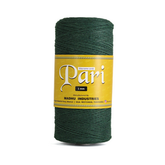 1mm Single Strand | Forest Green | 750 Metres | 1kg Spool | Cotton |No 10