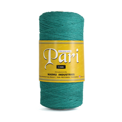 1mm Single Strand | Sea Green | 750 Metres | 1kg Spool | Cotton | No 12