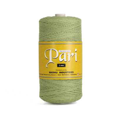 1mm Single Strand | Olive Green | 750 Metres | 1kg Spool | Cotton |No 14