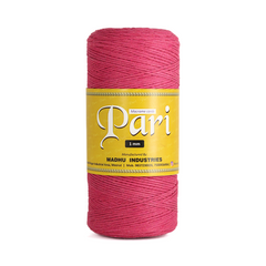 1mm Single Strand | Hot Pink | 750 Metres | 1kg Spool | Cotton |No 16