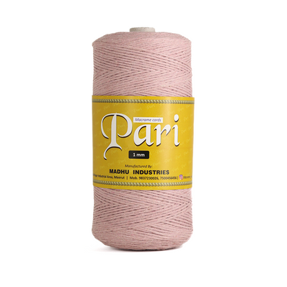 1mm Single Strand | Baby Pink | 750 Metres | 1kg Spool | Cotton |No 18