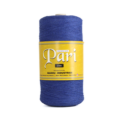 1mm Single Strand | Sapphire Blue | 750 Metres | 1kg Spool | Cotton | No 20