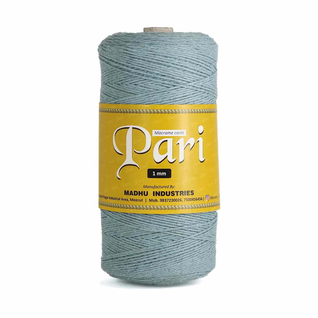 1mm Single Strand | Mint Blue | 750 Metres | 1kg Spool | Cotton |No 25