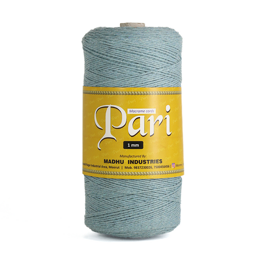 1mm Single Strand | Mint Blue | 750 Metres | 1kg Spool | Cotton |No 25