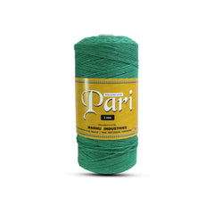 1mm Twisted (3Ply) | Green | 750 Metres | 1kg Spool | Cotton | No 11