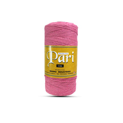 1mm Twisted (3Ply) | Bright Pink | 750 Metres | 1kg Spool | Cotton | No 33