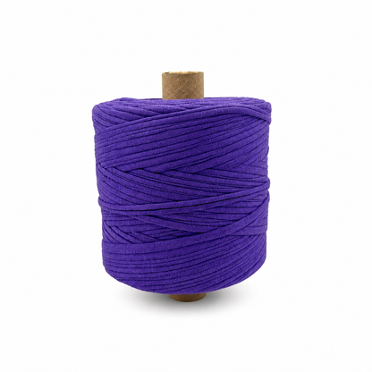 Soft Tshirt Yarn Roll | 500grams | Purple Colour | Perfect for Macrame, Crochet & DIY project