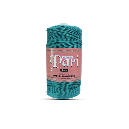 2mm Single Strand | Sea Green | 350 - 400 Metres | 1kg Spool | Cotton | No 12