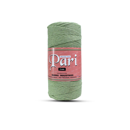 2mm Single Strand | Olive Green | 350 - 400 Metres | 1kg Spool | Cotton | No 14