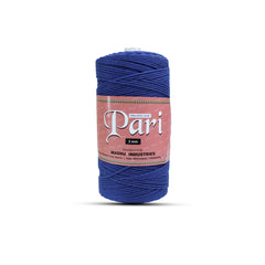 2mm Single Strand | Sapphire Blue | 350 - 400 Metres | 1kg Spool | Cotton | No 20