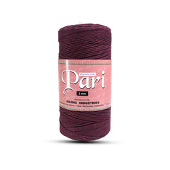 2mm Single Strand | Wine | 350 - 400 Metres | 1kg Spool | Cotton | No 29