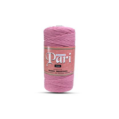 2mm Single Strand | Bright Pink | 350 - 400 Metres | 1kg Spool | Cotton | No 33