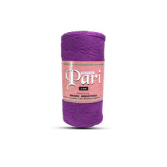 2mm Single Strand | Reddish Purple | 350 - 400 Metres | 1kg Spool | Cotton | No 36