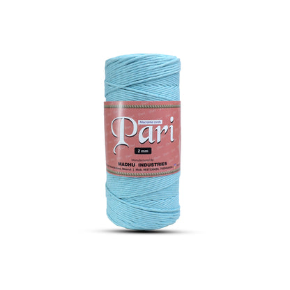 2mm Single Strand | Aqua Blue | 350 - 400 Metres | 1kg Spool | Cotton | No 40