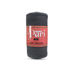 2mm Twisted (3Ply) | Dark Grey | 350 - 400 Metres | 1kg Spool | Cotton | No 02