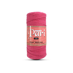 2mm Twisted (3Ply) | Hot Pink | 350 - 400 Metres | 1kg Spool | Cotton | No 16