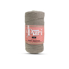 2mm Twisted (3Ply) | Mud Colour | 350 - 400 Metres | 1kg Spool | Cotton | No 23