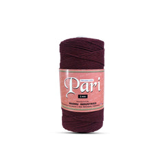 2mm Twisted (3Ply) | Wine | 350 - 400 Metres | 1kg Spool | Cotton | No 29