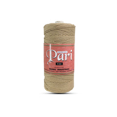 2mm Twisted (3Ply) | Beige | 350 - 400 Metres | 1kg Spool | Cotton | No 30