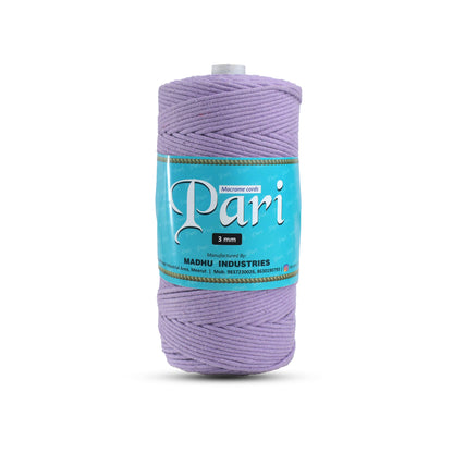 3mm Braided | Lavender | 200-250 Meters | 1 Kg Spool | Cotton | No 31