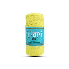 3mm Single Strand | Yellow | 200 - 250 Metres | 1kg Spool | Cotton | No 08