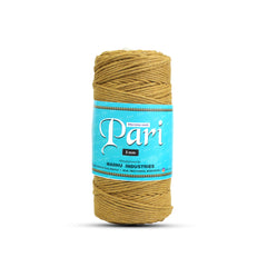 3mm Single Strand | Golden Mustard | 200 - 250 Metres | 1kg Spool | Cotton | No 37